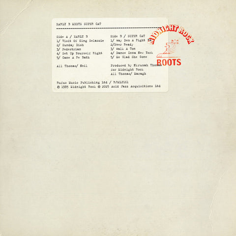Early B / Super Cat - Early B Meets Super Cat [LP]