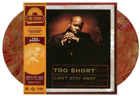 Too Short - Can't Stay Away [Colored Vinyl] (Red) (Ylw)