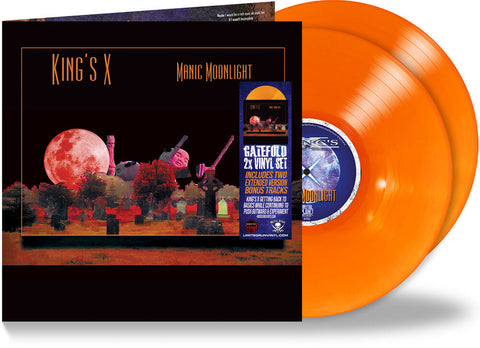 King's X - Manic Moonlight - Orange (Bonus Tracks) [Colored Vinyl]
