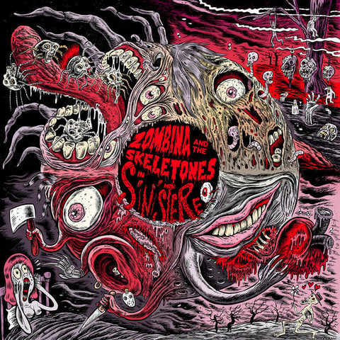Zombina & The Skeletones - In Sinistereo [Colored Vinyl] [Limited Edition] (Red) [With Booklet]