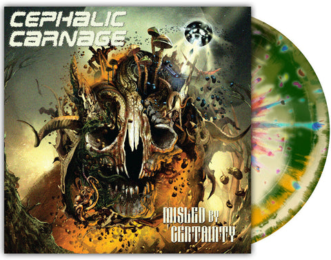Cephalic Carnage - Misled By Certainty [Tri-Color Merge with Splatter]