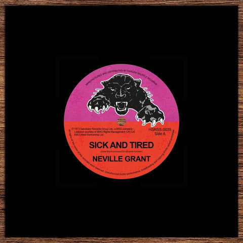 Neville Grant - Sick And Tired / Black Man's Time [7" Vinyl]