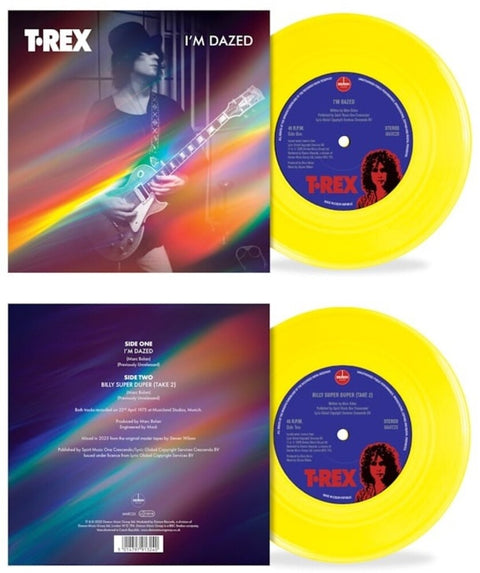 T.Rex - I'm Dazed / Billy Super Duper - Yellow Vinyl (Ylw) [7" Vinyl]