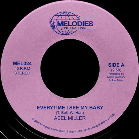 Abel Miller  / Mad Professor - Everytime I See My Baby (Uk) [7" Vinyl]