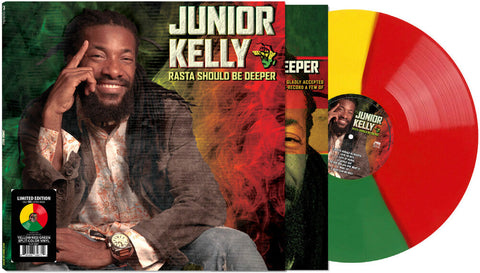 Junior Kelly - Rasta Should Be Deeper [YELLOW/GREEN/RED SPLIT LP]