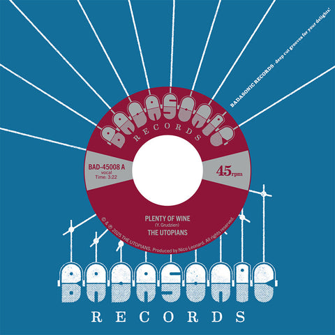 The Utopians - Plenty Of Wine [7" Vinyl]