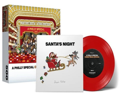 Jason Kelce - Santa's Night [7 inch Red Vinyl & 500 Piece Puzzle]