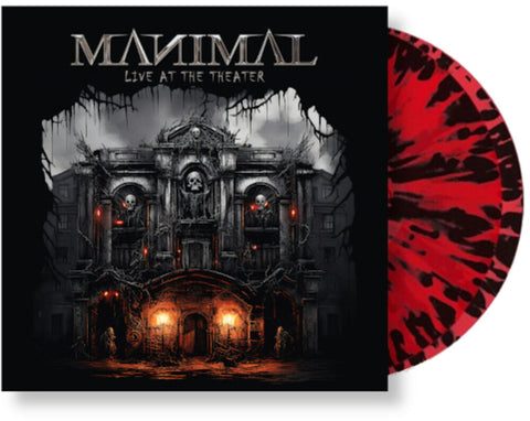 Manimal - Live At The Theater - Red/black [LP]