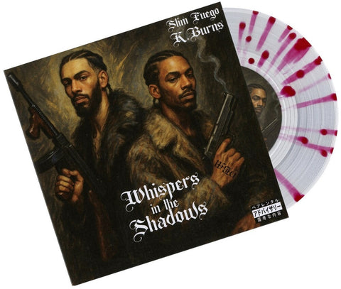 Slim Fuego / K Burns - Whispers In The Shadows [Clear Vinyl] (Ep) (Red) (Spla)