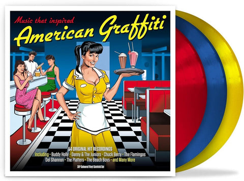 American Graffiti / Various (Blue) (Colv) (Red) - American Graffiti / Various - Red Blue & Yellow [LP]