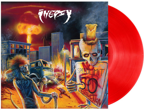 Inepsy - No Speed Limit for Destruction [Red with Poster + Download Card]