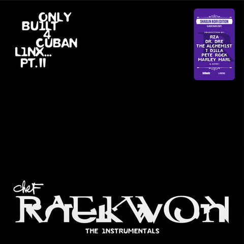 Raekwon - Only Built 4 Cuban Linx... Pt. II - THE INSTRUMENTALS, Shaolin Noir Edition (Black 2LP) [LP]