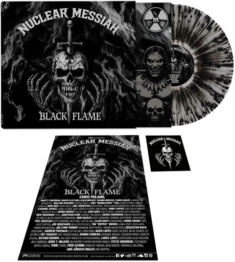 Nuclear Messiah - Black Flame [CLEAR/SILVER/BLACK SPLATTER]