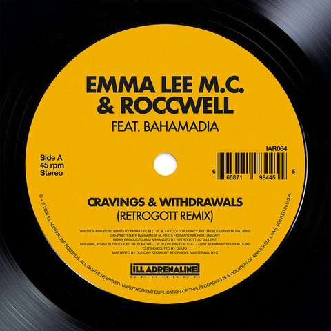 Emma Lee M.C. & Roccwell - Cravings & Withdrawals (feat. Bahamadia) [Retrogott Remix]