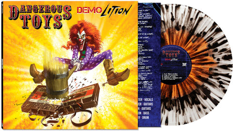 Dangerous Toys - Demolition [Black Clear Orange Haze Splatter]