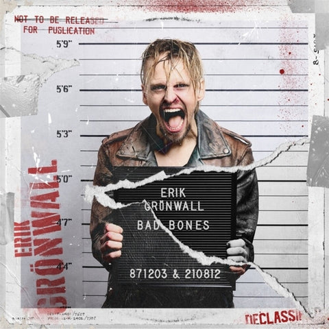 Erik Gronwall - Bad Bones (red Splatter Vinyl) (i) [LP]