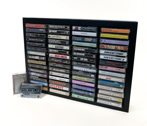 60 Cassette Tape Display Shelf
