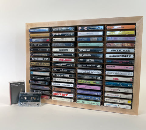 60 Cassette Tape Display Shelf