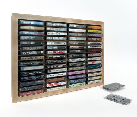 60 Cassette Tape Display Shelf