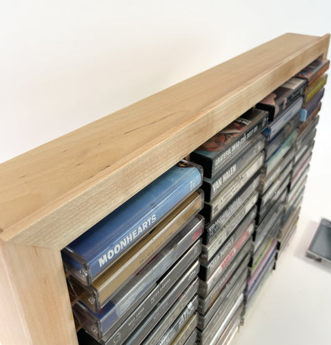 60 Cassette Tape Display Shelf