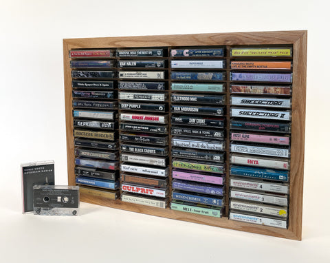 60 Cassette Tape Display Shelf