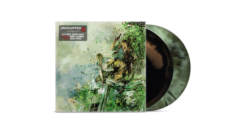 Uncharted 4 Soundtrack (Limited Edition Gold and Green Marble Colored Vinyl)