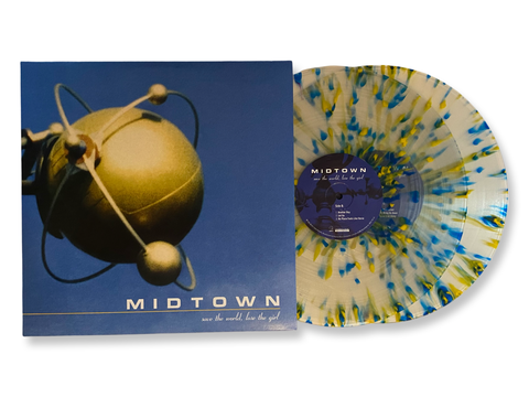 Midtown - Save the World, Lose the Girl (Limited Edition Clear w/Yellow & Blue Splatter Colored Vinyl)