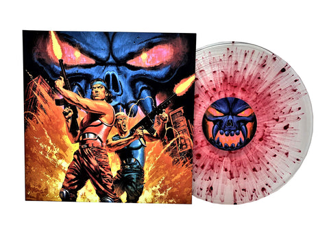 Contra III The Alien Wars Soundtrack (Limited Edition Clear w/ Red Splatter Colored Vinyl)