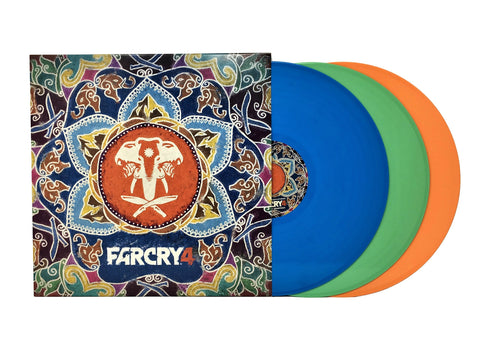 Far Cry 4 Soundtrack (Limited Edition Blue, Green and Orange Colored 3xLP)