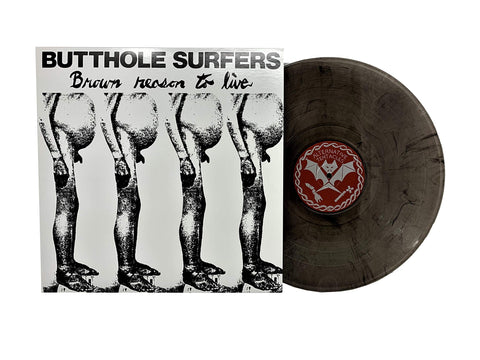 Butthole Surfers - Brown Reason to Live (Limited Edition Clear with Black Swirl Colored Vinyl)