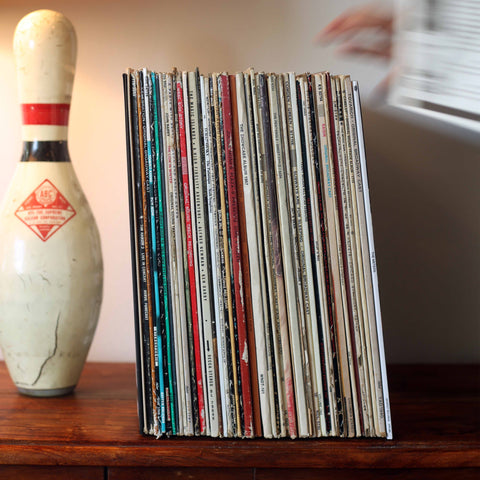Vinyl Record Bookend - The Most Minimalist Vinyl Display Ever