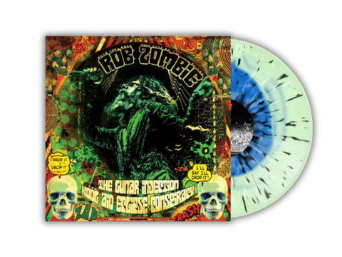 Rob Zombie - Lunar Injection Kool Aid Eclipse Conspiracy (Limited Edition Blue in Bottle Green w/ Black & Bone Splatter)