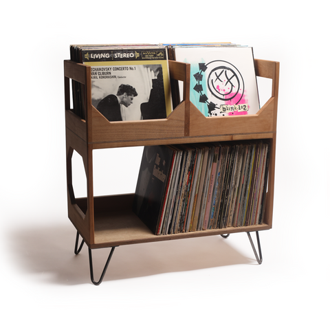 The Deluxe Tallboy Vinyl Record Storage: Flip Bins That Display