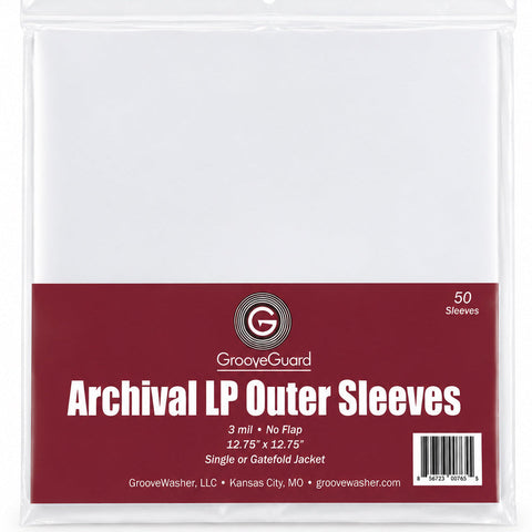 GrooveGuard: Archival LP Outer Sleeves (50)