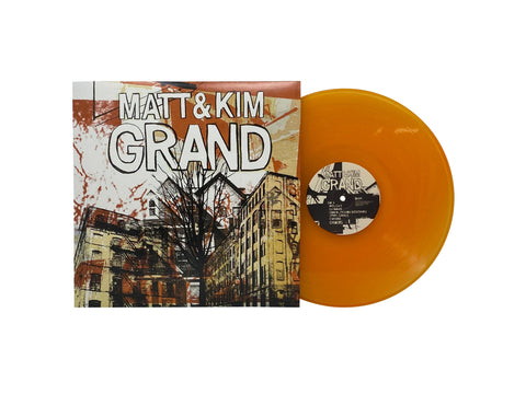 Matt & Kim - Grand (Limited Edition Orange Colored Vinyl)