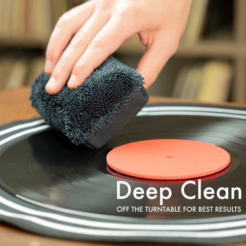 New Two Sided Microfiber Fabric Covered Cleaning Pad (2 Pack)