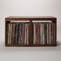 Modular record storage system for a growing vinyl collection