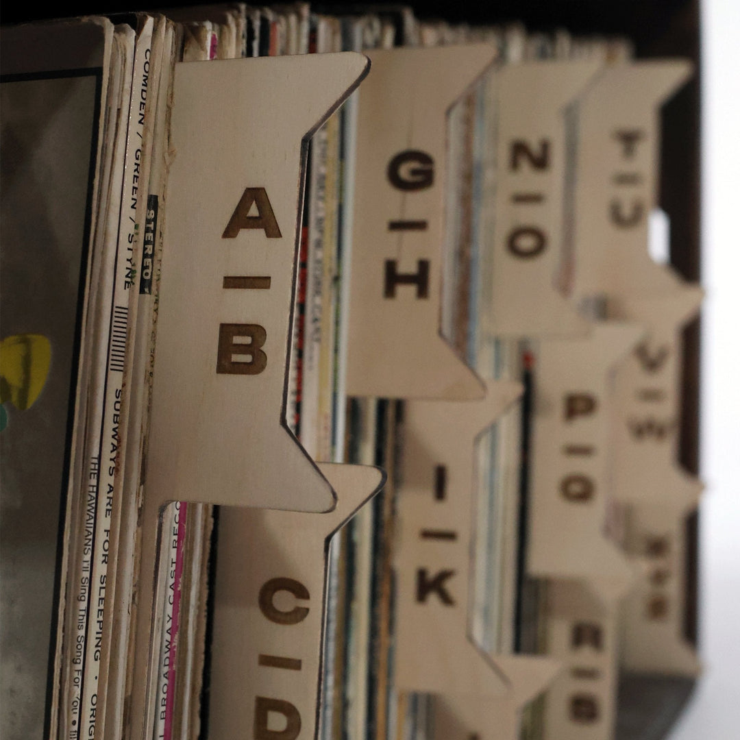 Shop Solid Wood Vinyl Record Storage | WickerWoodWorks