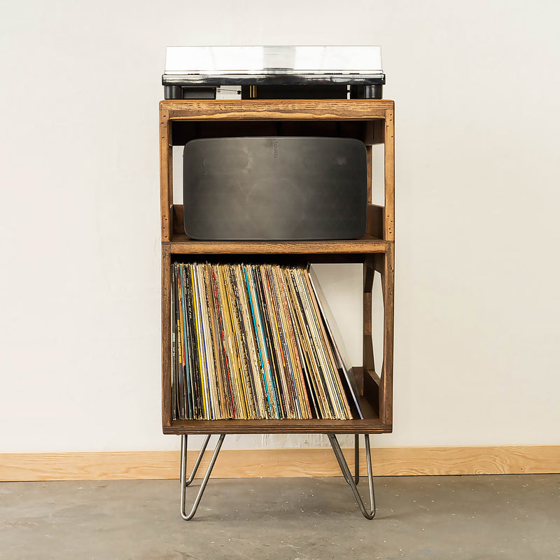 The HalfStack Turntable Station – WickerWoodWorks