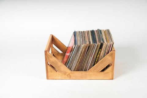 The Milk Crate Alternative: 12 Vinyl Record Storage – WickerWoodWorks